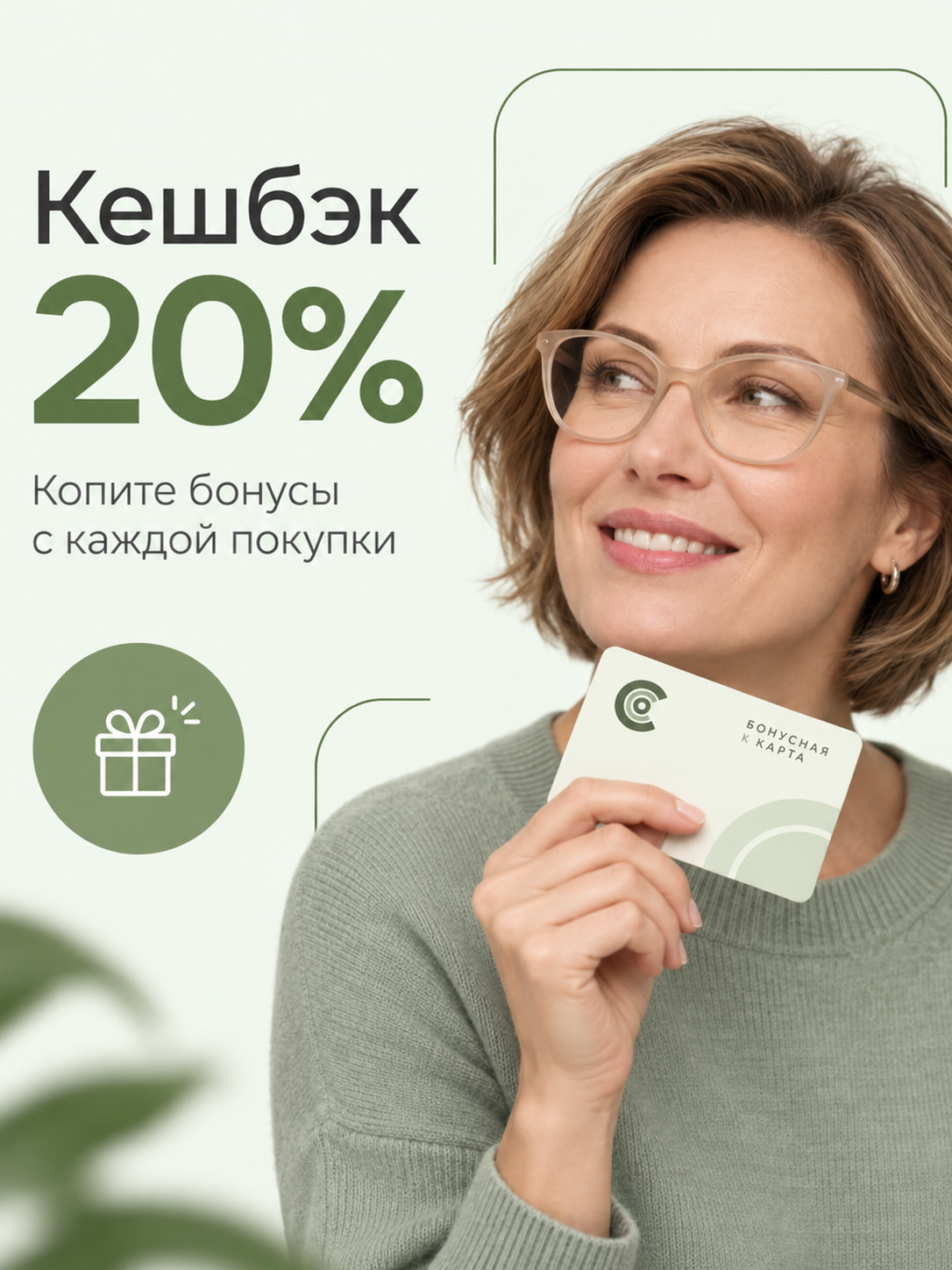 20% кешбэка